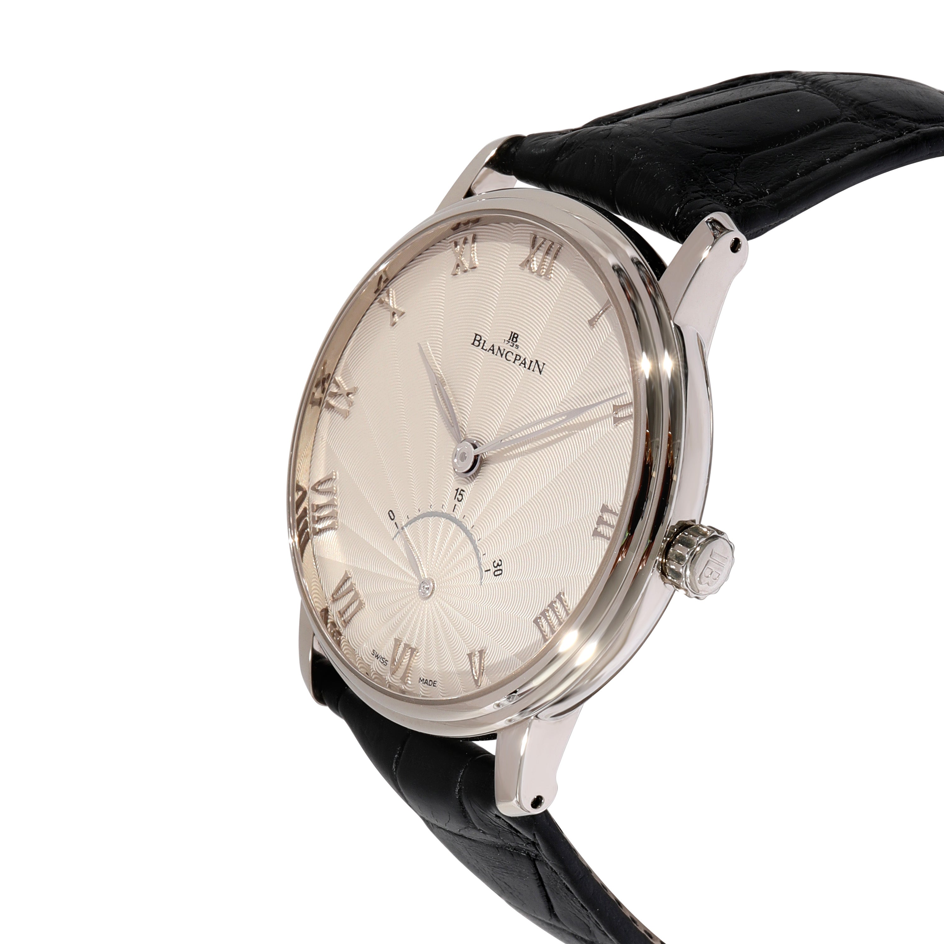 Villeret Ultraplate 6653-1542-55b Herrenuhr aus 18 Karat Weißgold