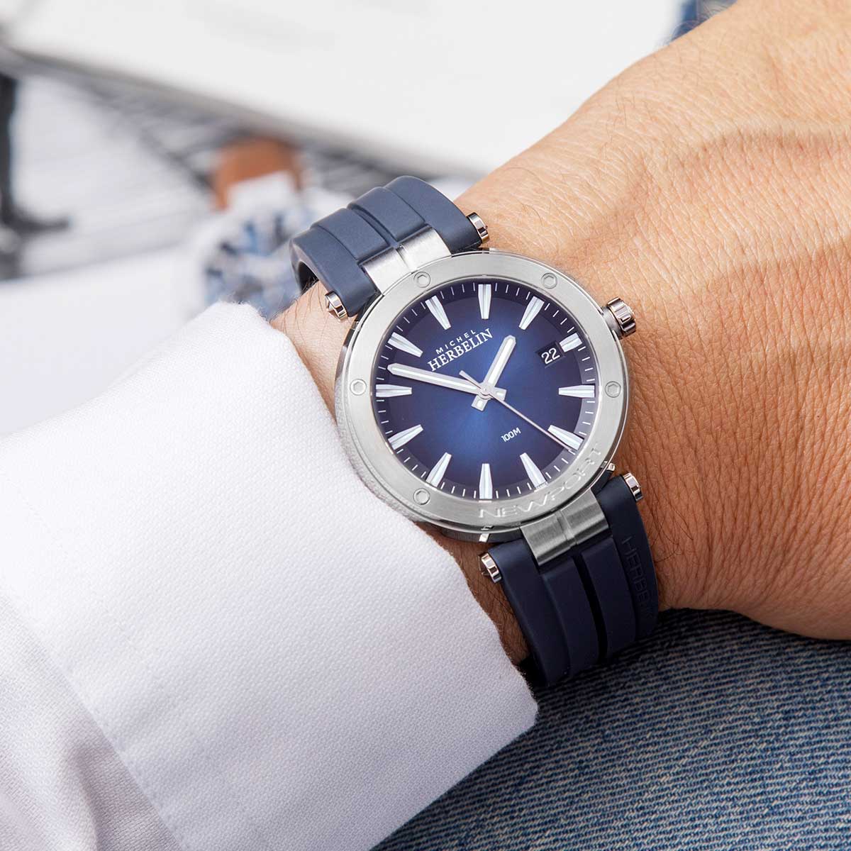 Herbelin Newport Automatic Men's Blue Watch