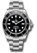 Rolex Steel Submariner  - Black Dial - 124060