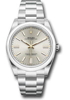 Rolex Oyster Perpetual 41  - Silver Index Dial - Oyster Bracelet - 124300 sio
