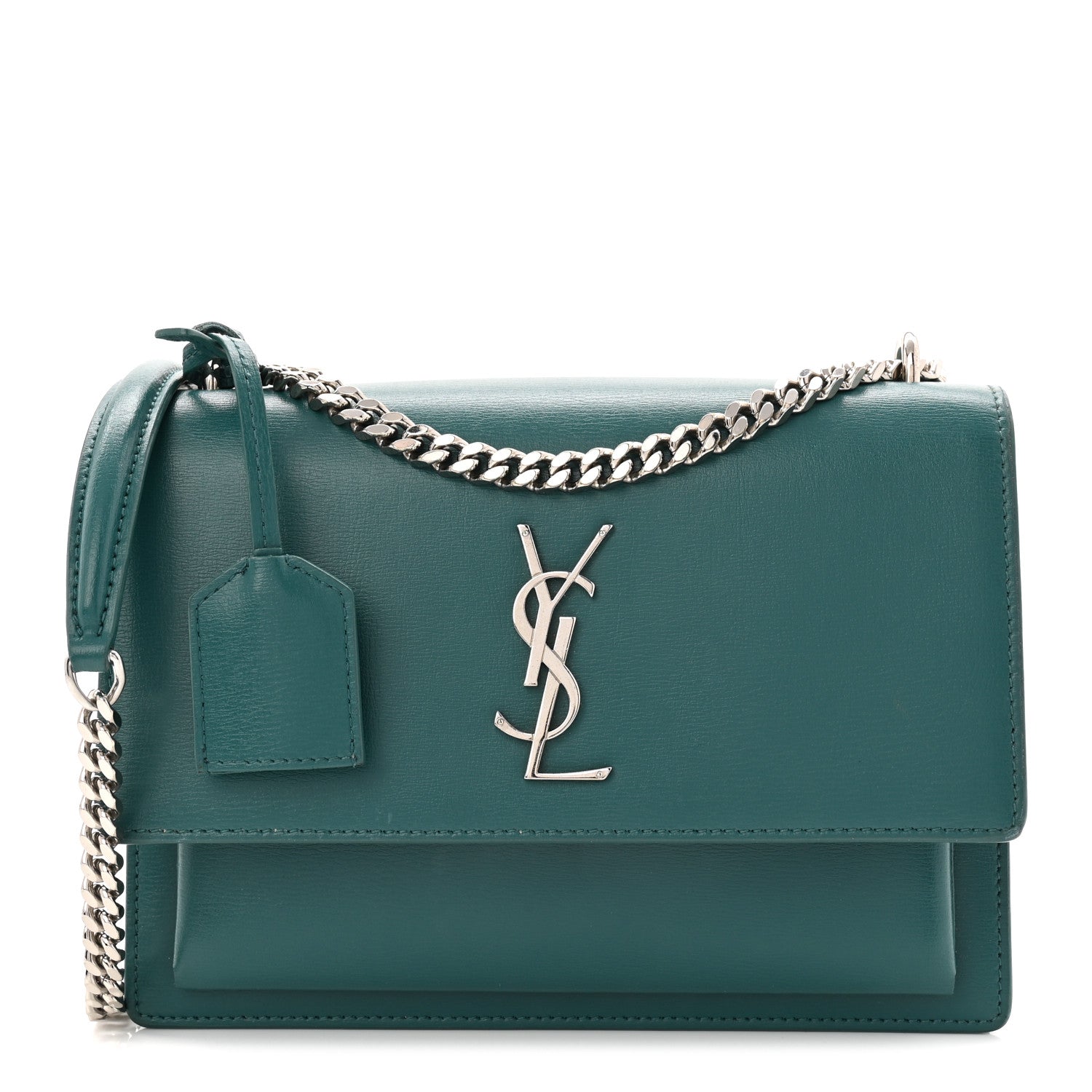 Calfskin Medium Monogram Sunset Malachite
