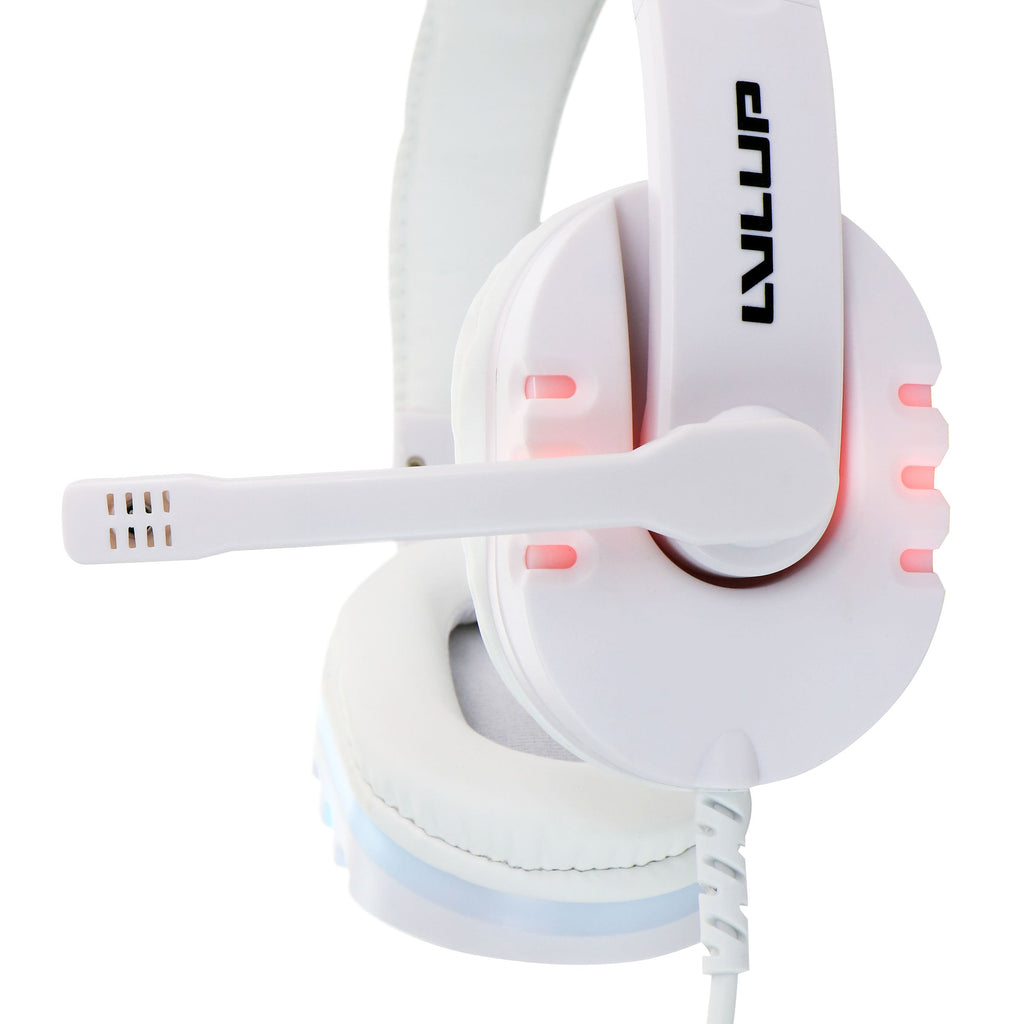 Light Up Pro Gaming Headset in White