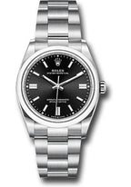 Rolex Oyster Perpetual 36 Watch - Domed Bezel - Black Index Dial