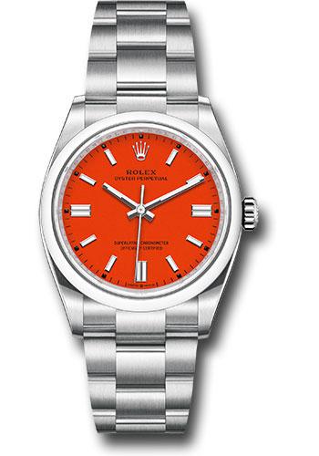 Rolex Oyster Perpetual 36  - Coral Red Index Dial - Oyster Bracelet - 126000 reio