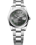 Rolex Oystersteel Datejust 36  - Wimbledon Dial - Oyster Bracelet - 126200 wimoys
