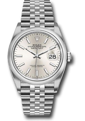 Rolex Steel Datejust 36  - Silver Index Dial - Jubilee Bracelet - 126200 sij