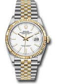Rolex Steel and Yellow Gold Rolesor Datejust 36  - White Index Dial - Jubilee Bracelet - 126233 wij