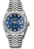 Rolex Steel Datejust 36  - Blue Diamond Dial - Jubilee Bracelet - 126234 bldj