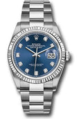 Rolex Steel Datejust 36  - Blue Diamond Dial - Oyster Bracelet - 126234 bldo