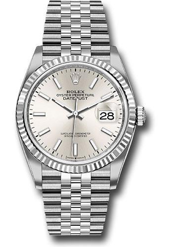 Rolex Steel Datejust 36  - Silver Index Dial - Jubilee Bracelet - 126234 sij