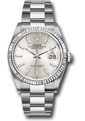 Rolex Steel Datejust 36  - Silver Index Dial - Oyster Bracelet - 126234 sio