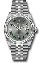 Rolex White Rolesor Datejust 36  - Slate Roman Dial - Jubilee Bracelet - 126234