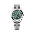 Rolex Datejust 126300 Green Motif Jubilee