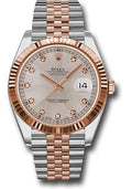 Rolex Steel and Everose Rolesor Datejust 41  - Sundust Diamond Dial - Jubilee Bracelet - 126331 sudj