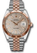 Rolex Steel and Everose Rolesor Datejust 41  - Sundust Index Dial - Jubilee Bracelet - 126331 suij