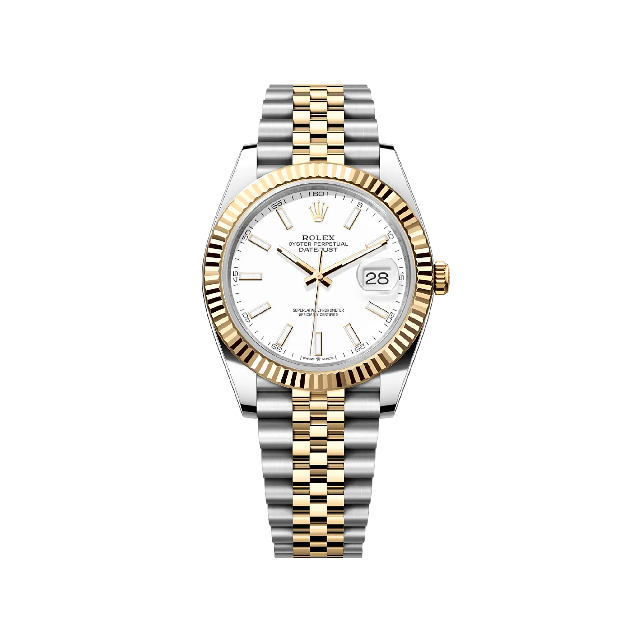 Rolex Datejust 126333 White Stick Jubilee