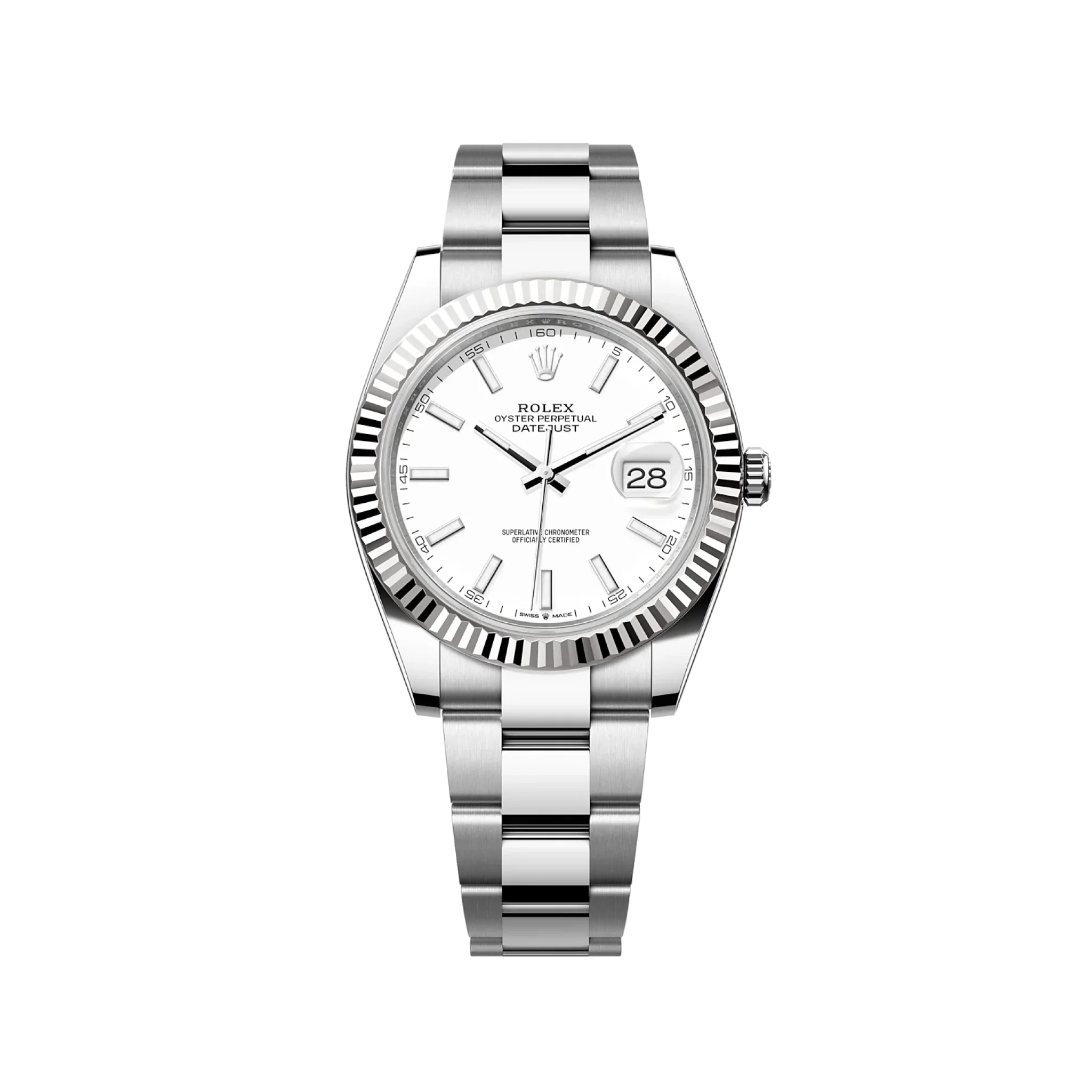 Rolex Datejust 126334 White Stick Oyster