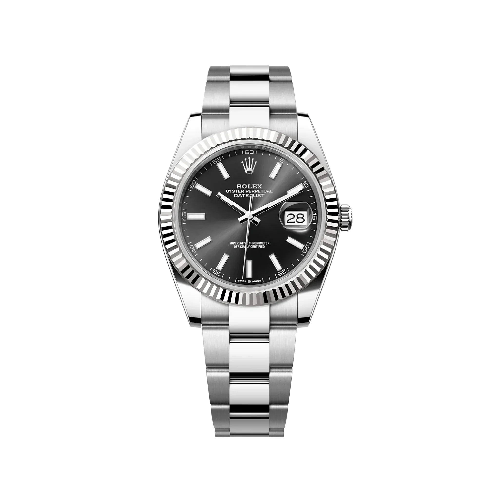 Rolex Datejust 126334 Black Stick Oyster