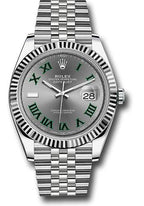Rolex Steel and White Gold Rolesor Datejust 41  - Wimbledon Dial - Jubilee Bracelet - 126334 slgrj