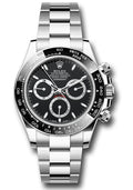Rolex Oystersteel  Daytona   - Black Index Dial - Oyster Bracelet - 126500ln bkio