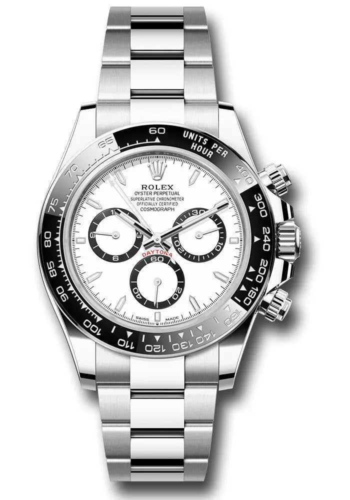 Rolex Oystersteel  Daytona   - White Index Dial - Oyster Bracelet - 126500ln wio