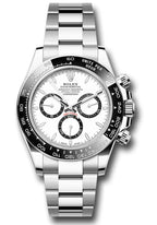 Rolex Oystersteel  Daytona   - White Index Dial - Oyster Bracelet - 126500ln wio