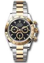 Rolex Yellow Rolesor  Daytona  - Fixed Bezel - Black Index Dial - Oyster Bracelet - 126503 bkio