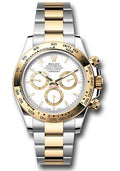 Rolex Yellow Rolesor  Daytona  - Fixed Bezel - White Index Dial - Oyster Bracelet - 126503 wio