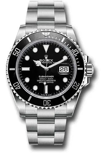 Rolex Steel Submariner Date  - Black Bezel - Black Dial - 126610LN