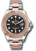 Rolex Steel and Everose Gold Yacht-Master 40  - Black Dial - 3235 Movement - 126621 bk