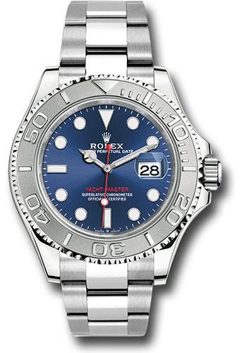 Rolex Steel and Platinum Yacht-Master 40  - Blue Dial - 3235 Movement - 126622 blu