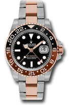 Rolex Everose Rolesor GMT-Master II 40 Watch - Black And Brown Root Beer Bezel