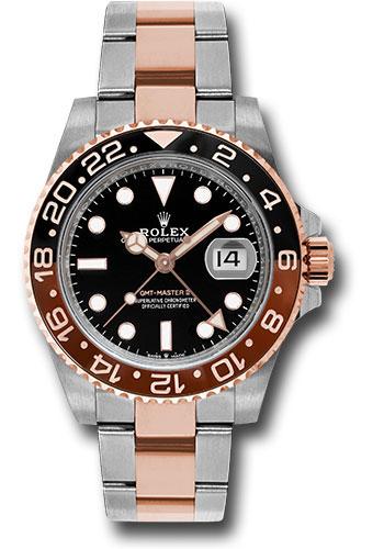 Rolex Everose Rolesor GMT-Master II 40 Watch - Black And Brown Root Beer Bezel