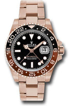 Rolex Everose GMT-Master II 40 Watch - Black And Brown Bezel