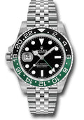 Rolex Oystersteel "Sprite" GMT-Master II  - Bidirectional Rotatable 24-Hour Graduated Bezel - 126720vtnr