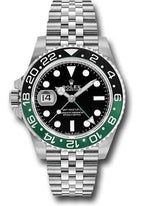 Rolex Oystersteel "Sprite" GMT-Master II  - Bidirectional Rotatable 24-Hour Graduated Bezel - 126720vtnr