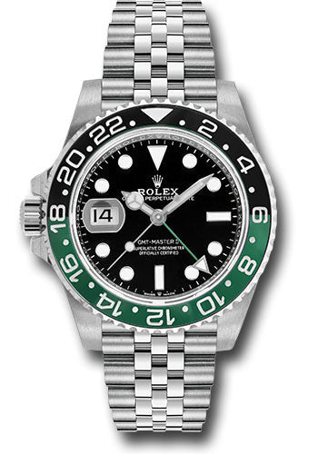 Rolex Oystersteel "Sprite" GMT-Master II  - Bidirectional Rotatable 24-Hour Graduated Bezel - 126720vtnr