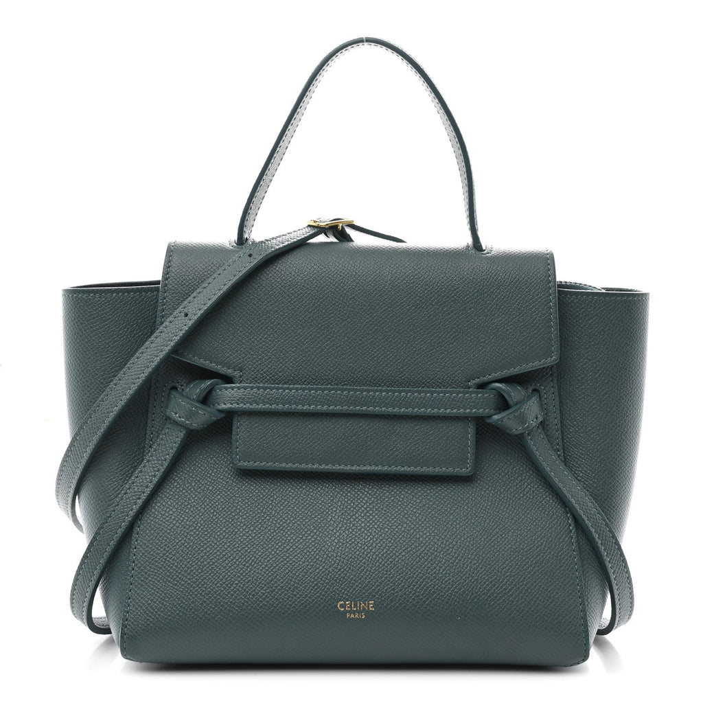 Grained Calfskin Nano Belt Bag Amazone