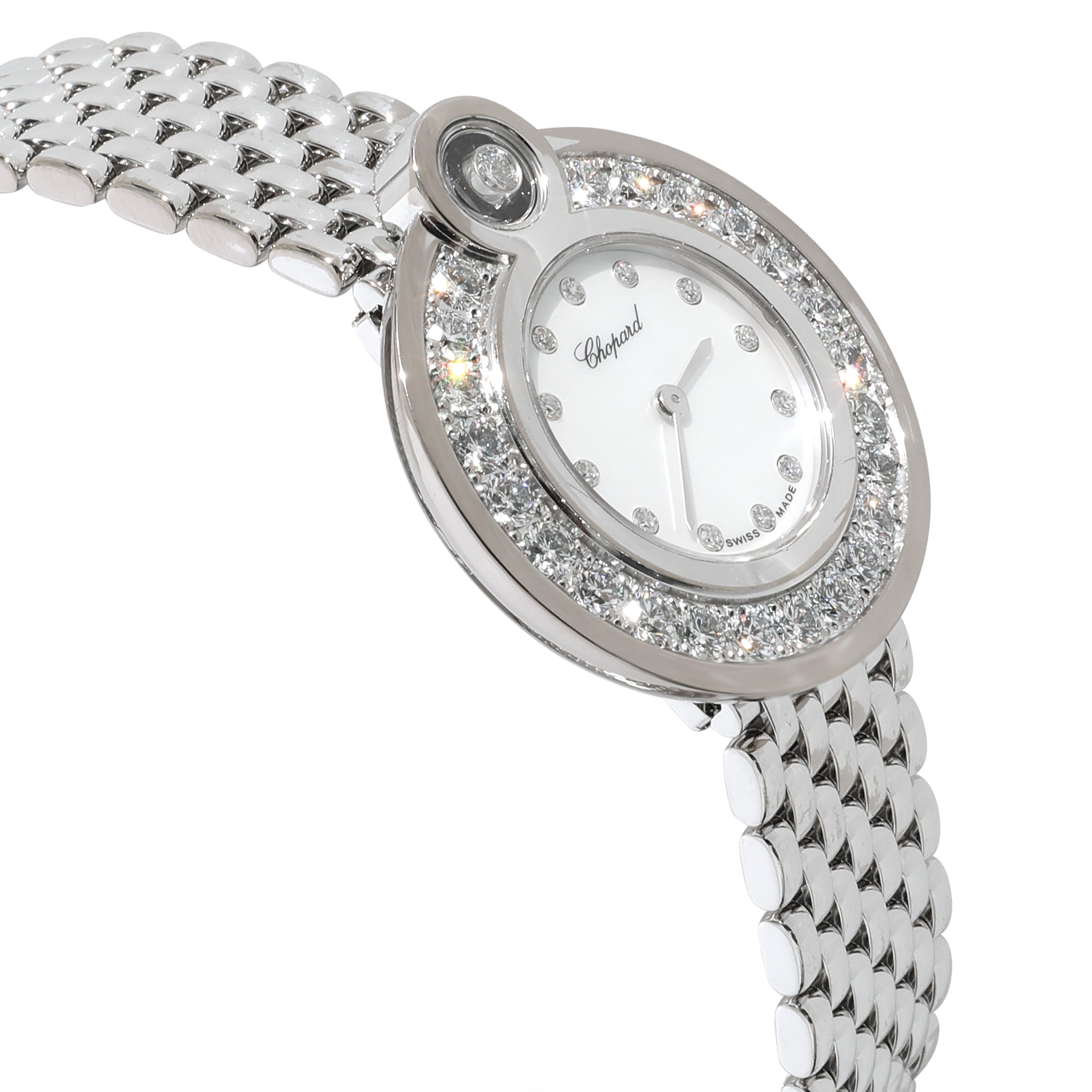 Happy Diamond 204407-1003 Damenuhr in 18kt Weißgold