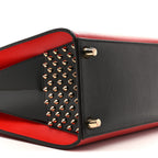Calfskin Empire Patent Studded Medium Paloma Loulou Carmin Black