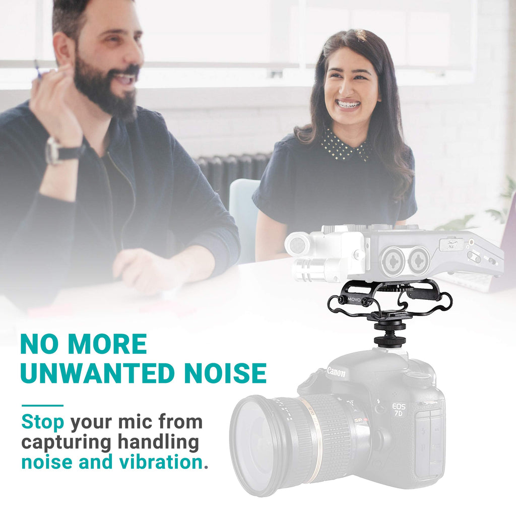 Movo SMM5-B Universal Mic and Recorder Shock Mount