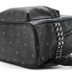 Visetos Medium Side Studs Stark Backpack Black