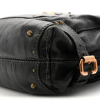 Calfskin Paddington Hobo Black