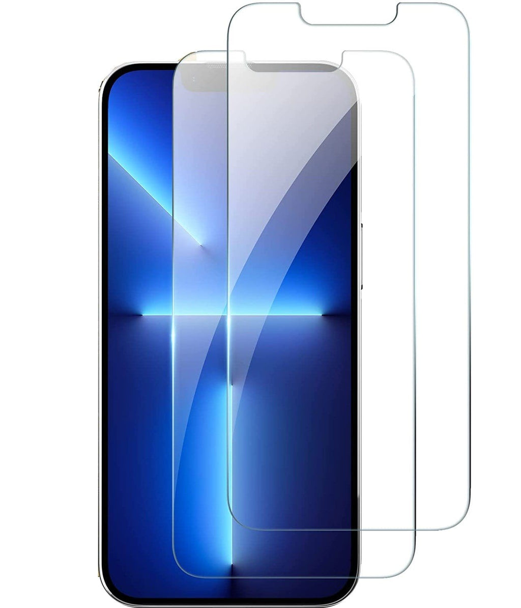 SAHARA - ZeroDamage Clear Tempered Glass Screen Protector (2-Pack) - iPhone 13 Pro