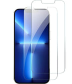 SAHARA - ZeroDamage Clear Tempered Glass Screen Protector (2-Pack) - iPhone 13 Pro