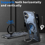 Entronix [Magnetic] Case Compatible with iPhone 16 - Rugged Armor Gripstand