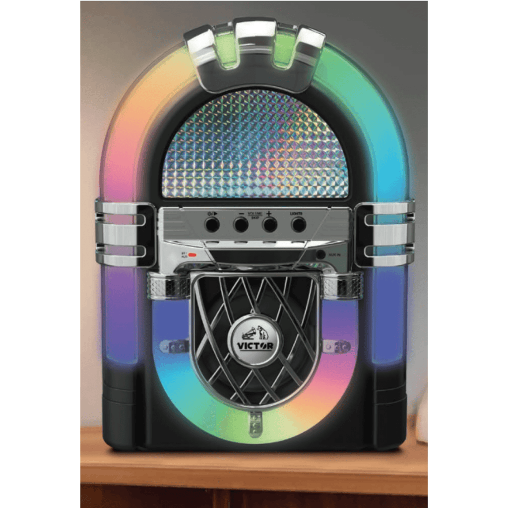 Mini Bluetooth Jukebox with Multicolor LED Lighting