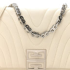 Calfskin Quilted Small 4G Shoulder Bag Ivory