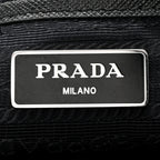 Tessuto Nylon Saffiano Medium Backpack Black