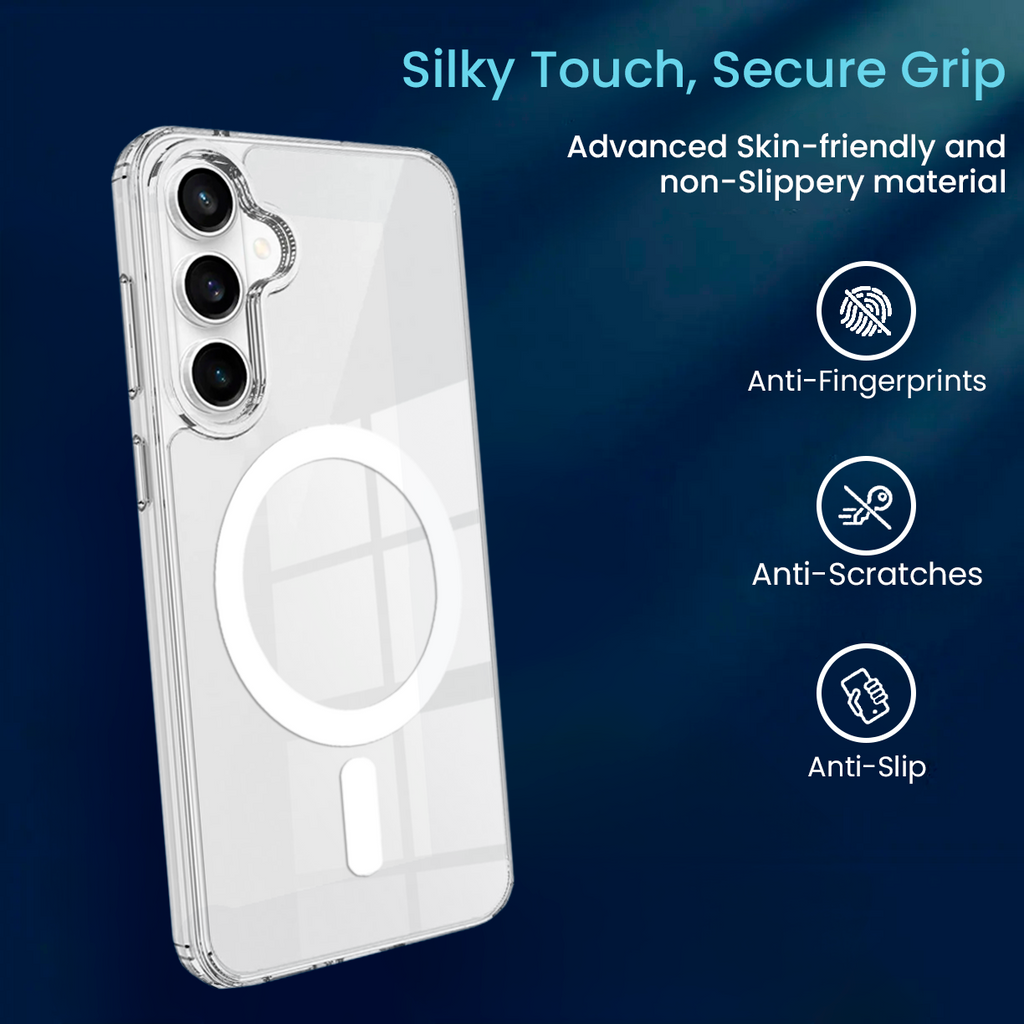 [DIS] Entronix Bundle Compatible with Galaxy S26 - [Magnetic] Clear Case & 2 Clear Screen Protectors